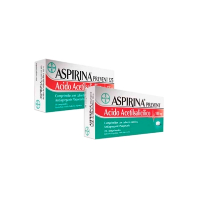 Bayer - Aspirina Prevent 100 X 50 Comprimidos