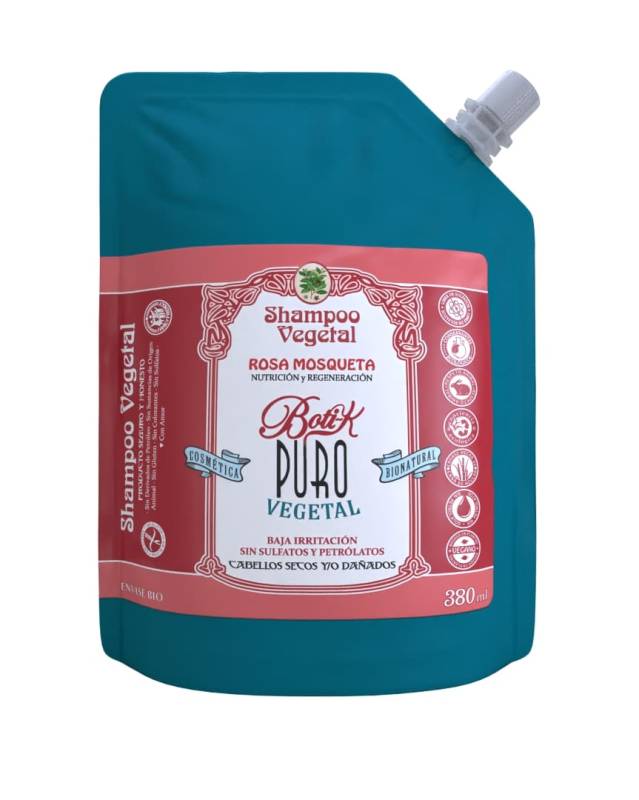 Boti-K Sachet Shampoo Fluido Rosa Mosqueta 380 Ml