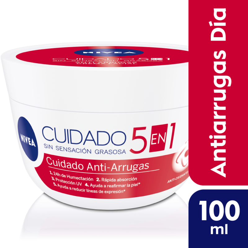 Nivea Face Crema Cuidado Anti-Arrugas 100Ml