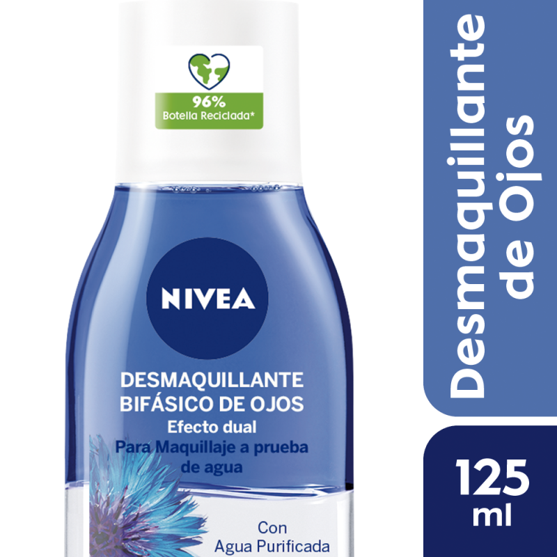 Nivea Face Desmaquillador De Ojos Bifasico X 125 Ml.