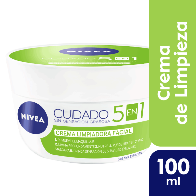 Nivea Face Crema Cuidado Limpiadora 100Ml
