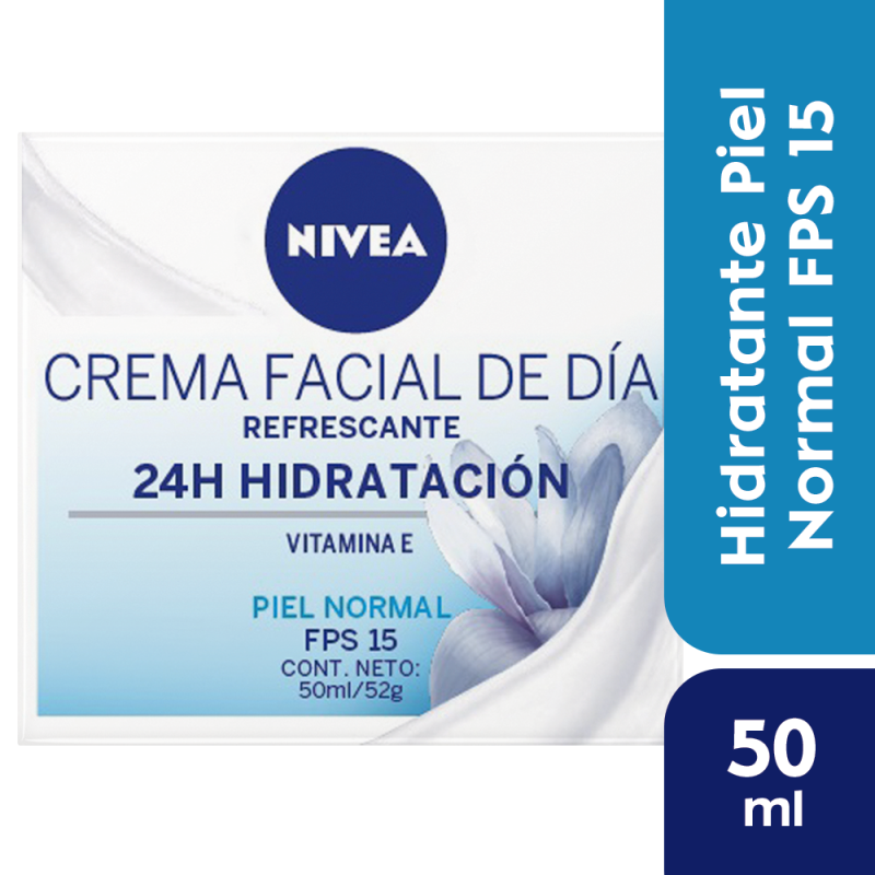 Nivea Face Crema De Dia Hidratante Activa  X 50 Ml.