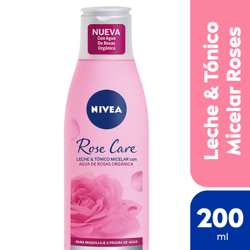 Nivea Face Rose Care Leche Y Tonico 2 En 1 X 200Ml