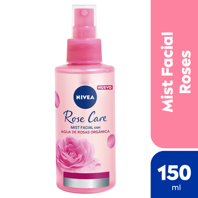 Nivea Face Rose Care Mist Facial Con Agua De Rosas X 150 Ml
