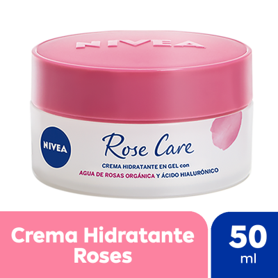 Nivea Face Rose Care Crema Hidratante En Gel  Ácido HialurÓnico X 50 Ml