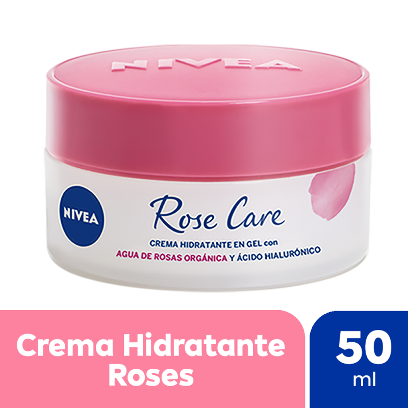 Nivea Face Rose Care Crema Hidratante En Gel  cido Hialurnico X 50 Ml