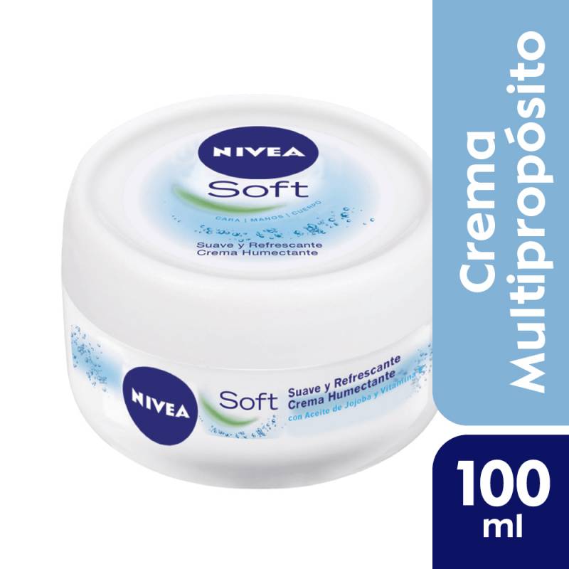 Nivea Soft Pote Plastico X 100 Ml.