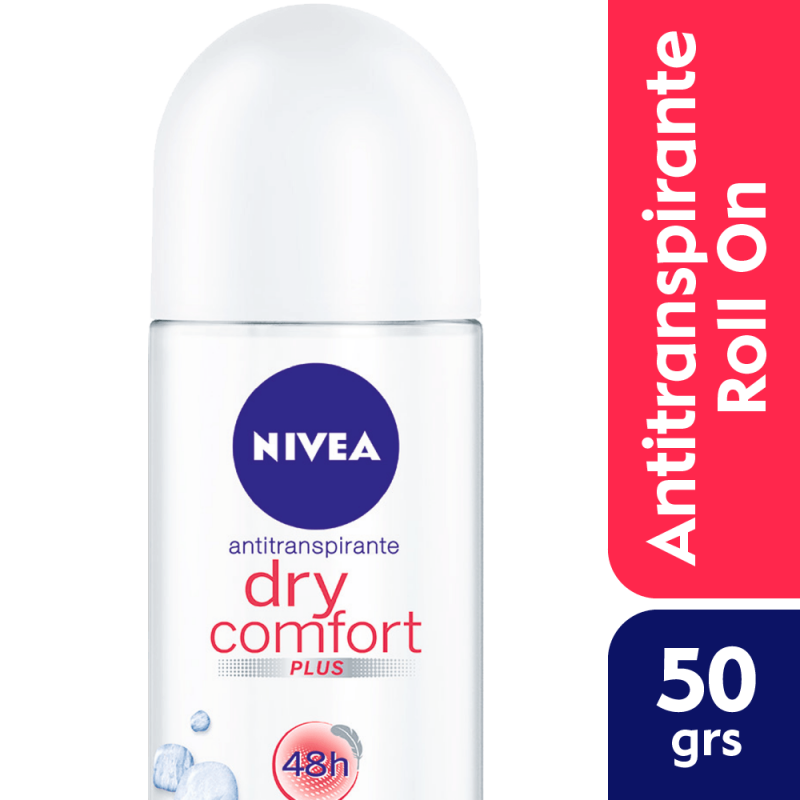 Nivea Deo Roll On Dry Comfort (Unisex) X 50 Ml.