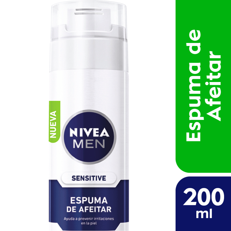 Nivea For Men Espuma De Afeitar Sensitive X 200 Ml.