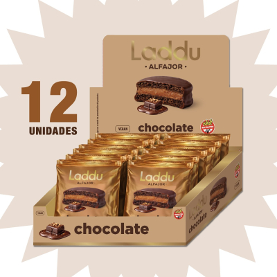 Laddu Alfajor Chocolate X 12 Unidades