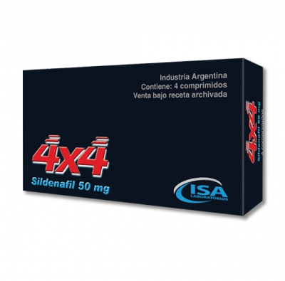 Isa 4X4 Sildenafil 50Mg X 4 Comprimidos