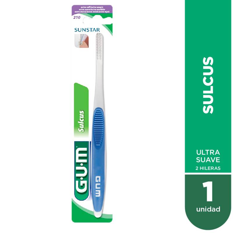 Gum 210 Sulcus - Cepillo Sulcular - 2 Hileras