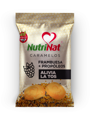 Nutrinat - Caramelos Frambuesa + Propoleo- 25 Bolsitas X 10u