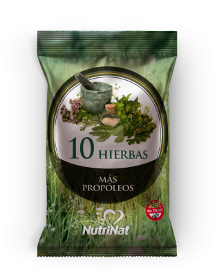 Nutrinat - Caramelos Hierbas + PropÓleo- 25 Bolsitas X 10u