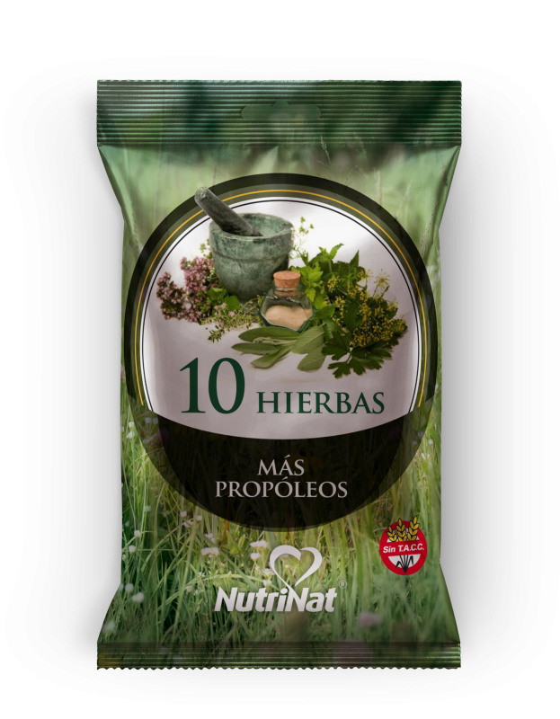 Nutrinat - Caramelos Hierbas + Propleo- 25 Bolsitas X 10u