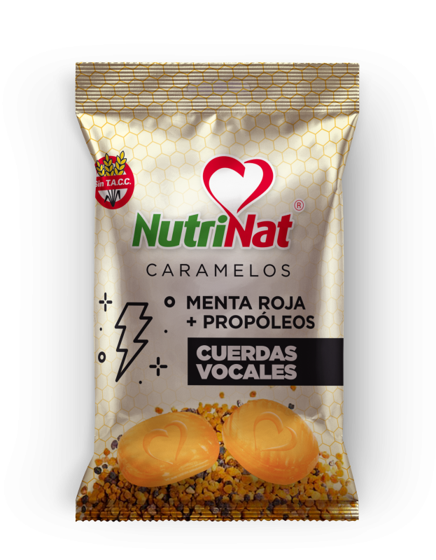 Nutrinat - Caramelos M. Roja & Propoleos - 25 Bolsitas X 10U