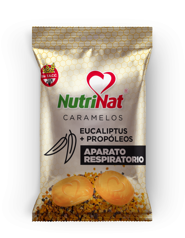 Nutrinat - Caramelos Eucaliptus + Propóleo - 25 Bolsitas X 10U