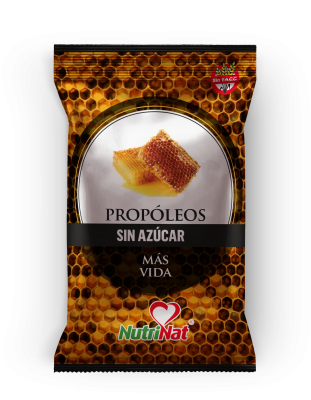 Nutrinat - Caramelos Sin Azúcar Propóleos - 25 Bolsitas X 10U