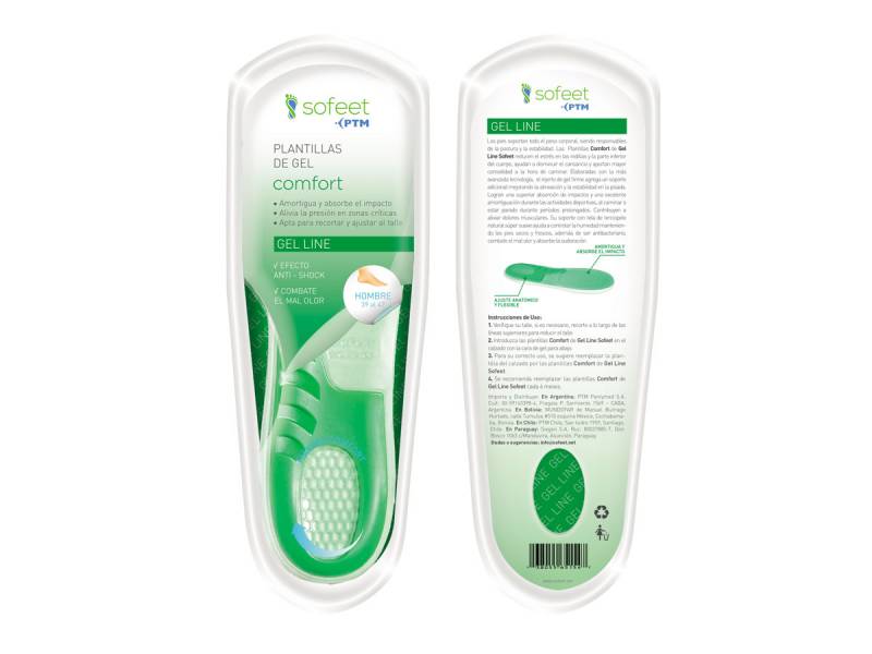 Sofeet Plantilla Comfort Gel Hombre - Universal