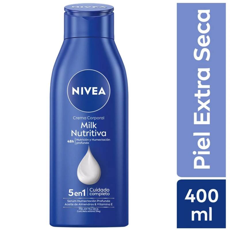 Nivea Body Milk Nutritiva - Piel Extra Seca X 400 Ml