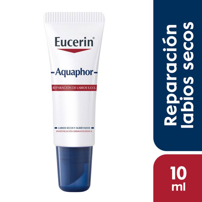 Eucerin Aquaphor Reparador De Labios Sos 10 Ml
