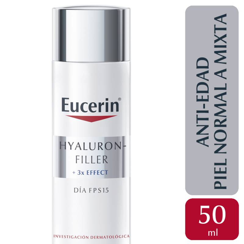 Eucerin Hyaluron Filler 3x Effect Crema De Dia Normal / Mixta X 50 Ml