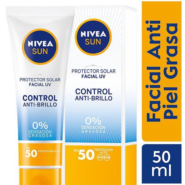 Nivea Sun Protector Solar Facial Matificante Fps 50 X 50Ml