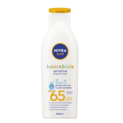 Nivea Sun Protector Fps 65 Para NiÑos Babies & Kids 200ml