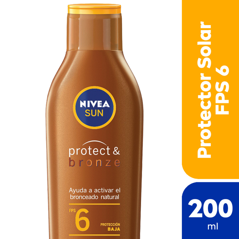 Nivea Sun Bronceador Fps 6  Zanahoria 200Ml