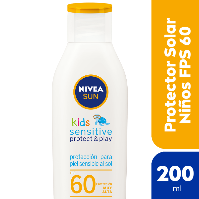 Nivea Sun Protector Solar Protect & Hydrate Niños Fps 65 X 200 Ml
