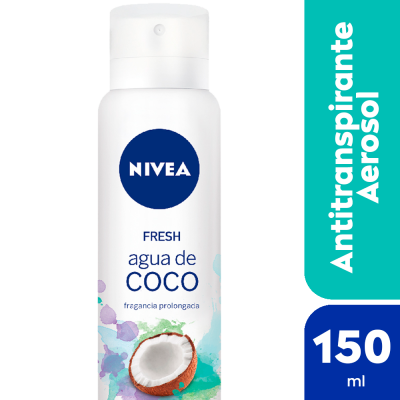 Nivea Deo Aerosol Fresh Agua De Coco 150 Ml.


