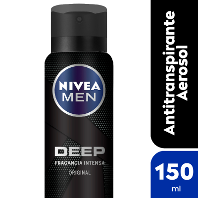 Nivea Deo Aerosol Deep Original (for Men) X 150 Ml.