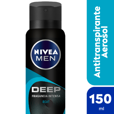 Nivea Deo Aerosol Deep Beat (for Men) X 150 Ml.