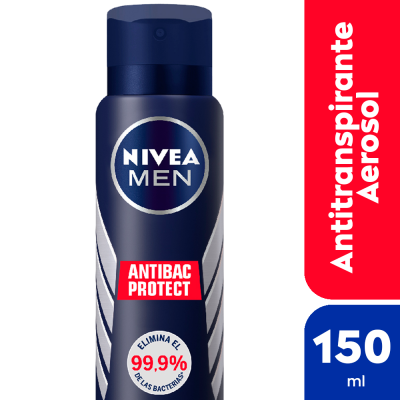 Nivea Deo Aerosol Antibacterial (for Men) X 150 Ml.