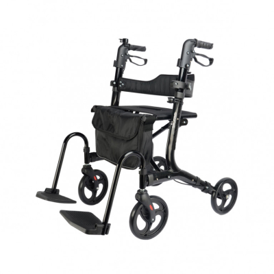 Silfab - Andador Rollator 4 Ruedas Negro - A3027