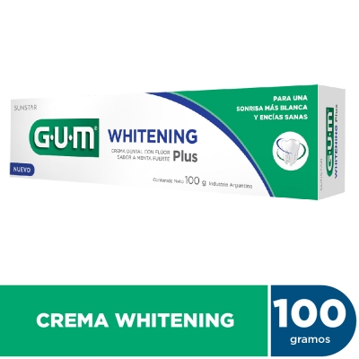 Gum 1743 Whitening Plus - Pasta Dental - Blanqueadora X 100 Gr.