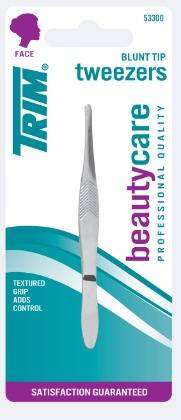 Trim Pinza Depilar Punta Redonda En Blister