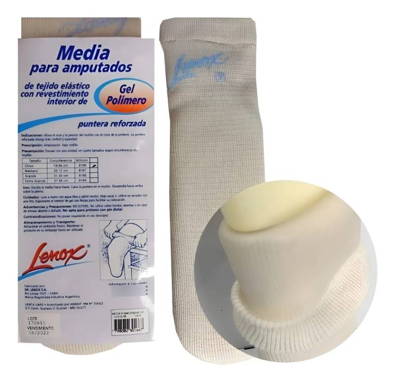 Lenox 8169 Media Para Amputado Extra Grande