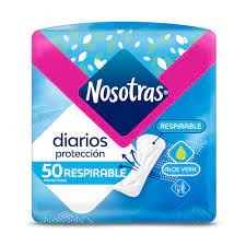Nosotras - Protectores Diarios Respirables C/calend X 50 (bulto 12x50)