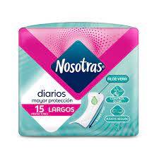 Nosotras - Protector Diario Largos C/Cale X 15 (Bulto 36X15)