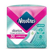 Nosotras - Protector Diario Largos C/cale X 50 (bulto 12x50)