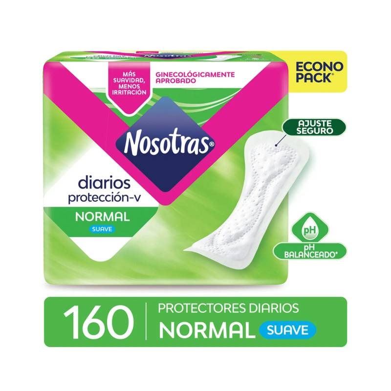 Nosotras - Protector Normal Con Calendula X160 (Bulto 10X160)