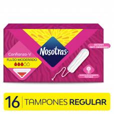 Nosotras - Tampon Digital Regular Algodon X 16 (Bulto 12X16)