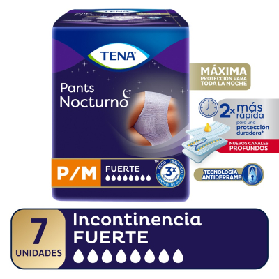 Tena - Pants Nocturno P/M X8 (Bulto 8X7)