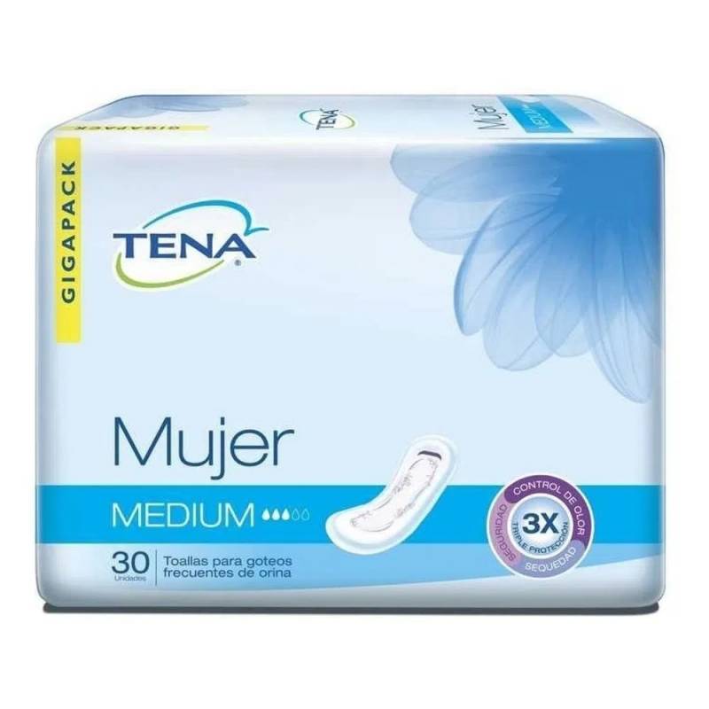 Tena Mujer - Toal. Discreet Med Aloe X 30 (Bulto 8X30)