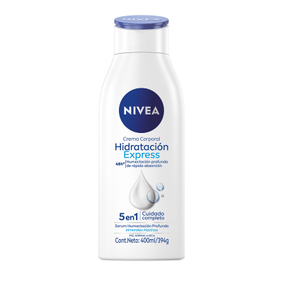 Nivea Body Hidratacion Express - Piel Normal A Seca 5 En 1 X 400 Ml