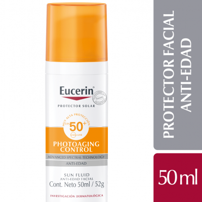 Eucerin Solar Fluido Anti Edad Fps 50+ 50ml