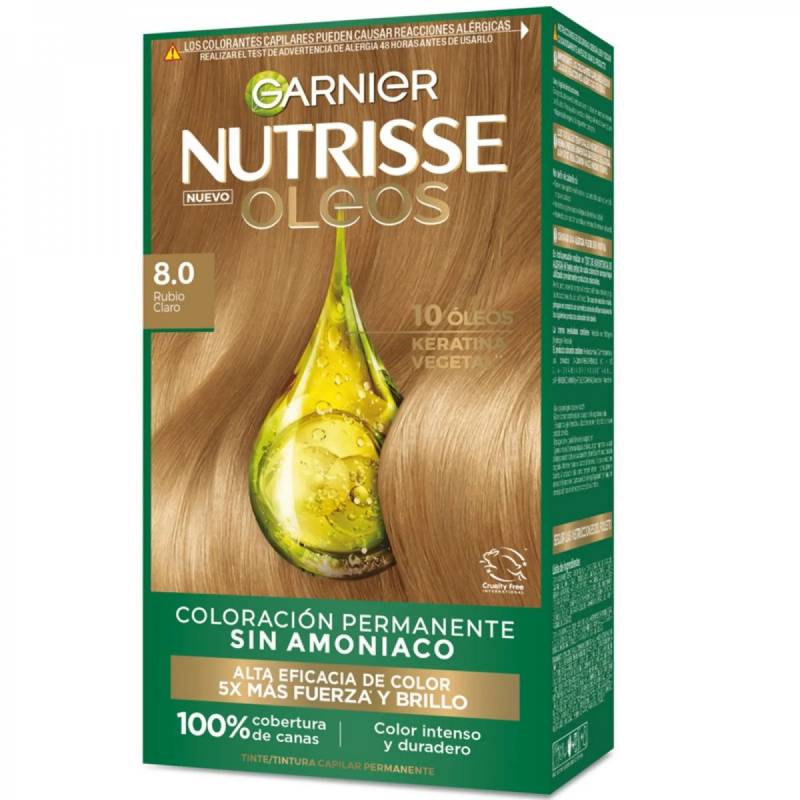 Nutrisse Oleos Rubio Claro 8.0