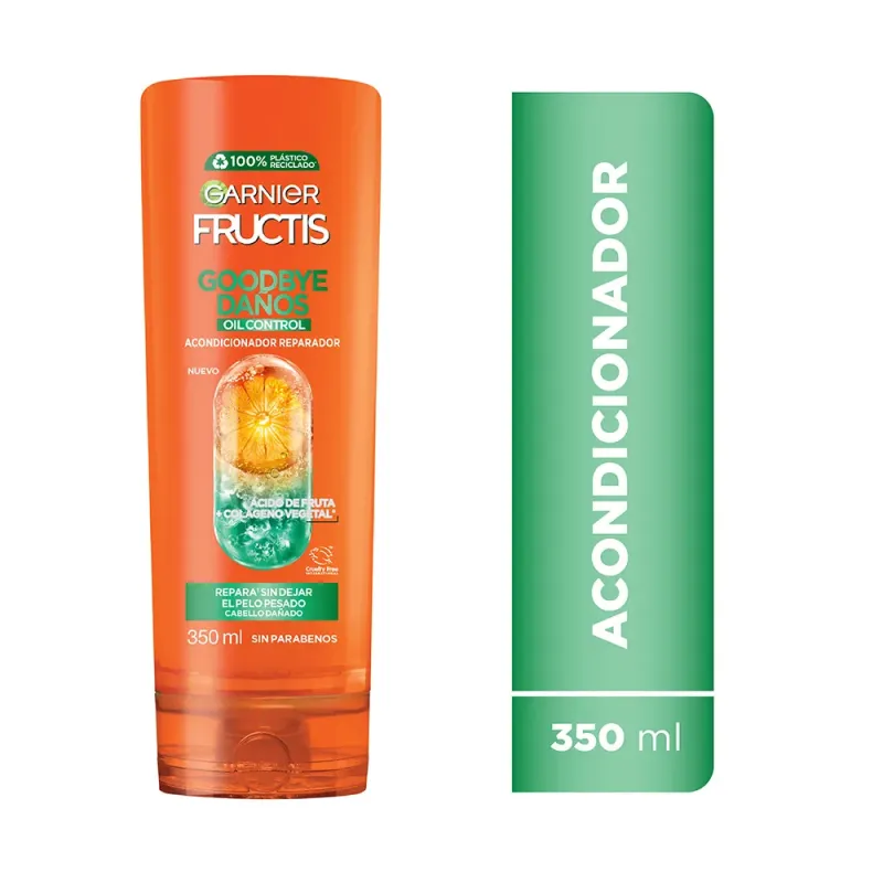 Fructis Goodbye Daños Oil Control Acondicionador X 350Ml