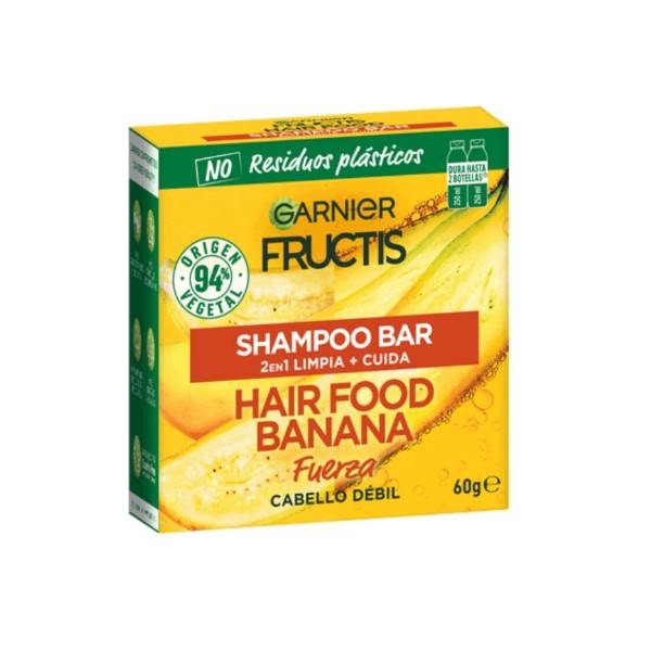 Fructis Hair Food Shampoo Solido 60gr - Banana